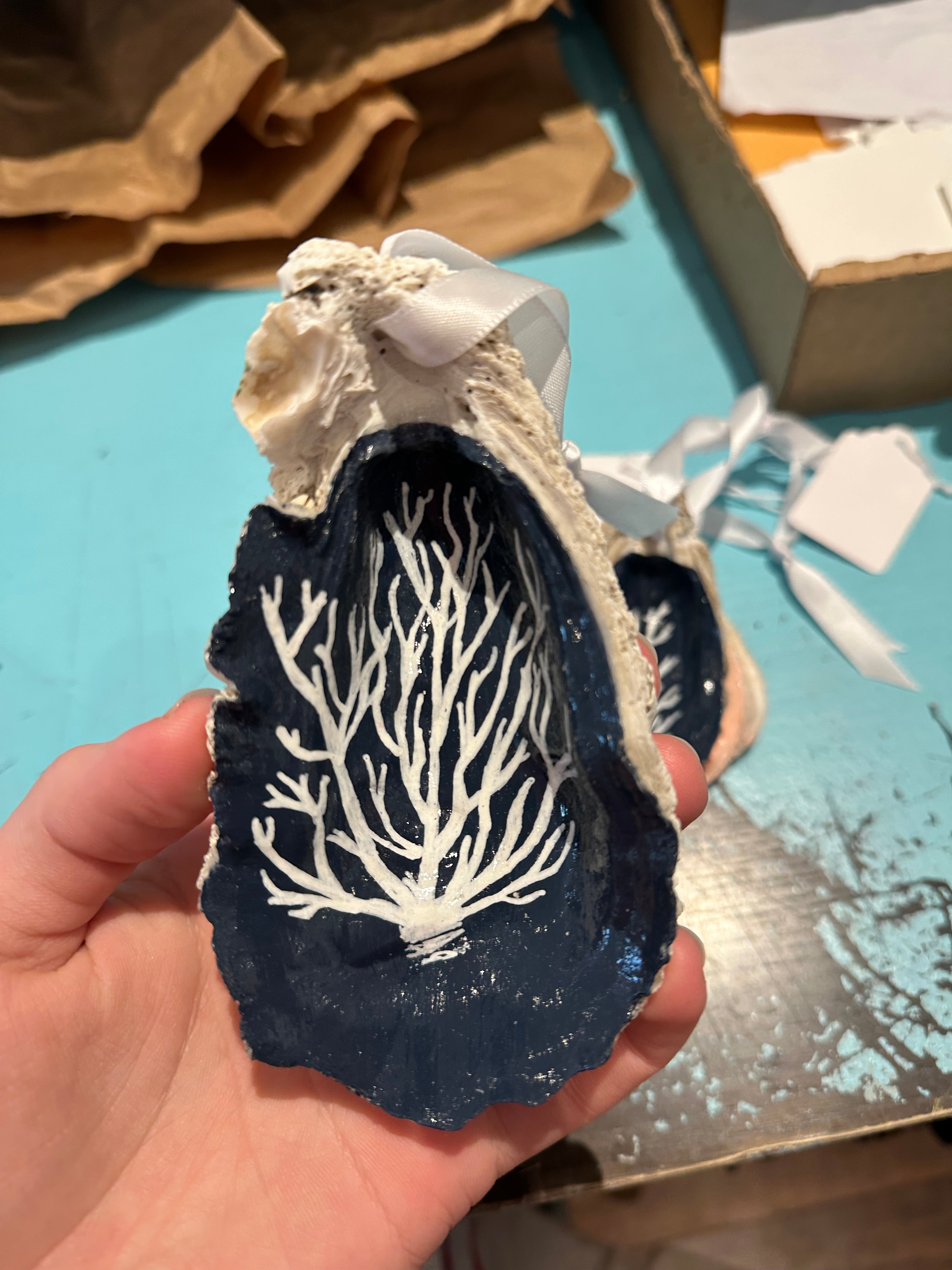 Sadley Coastal Market: Oyster Ornaments