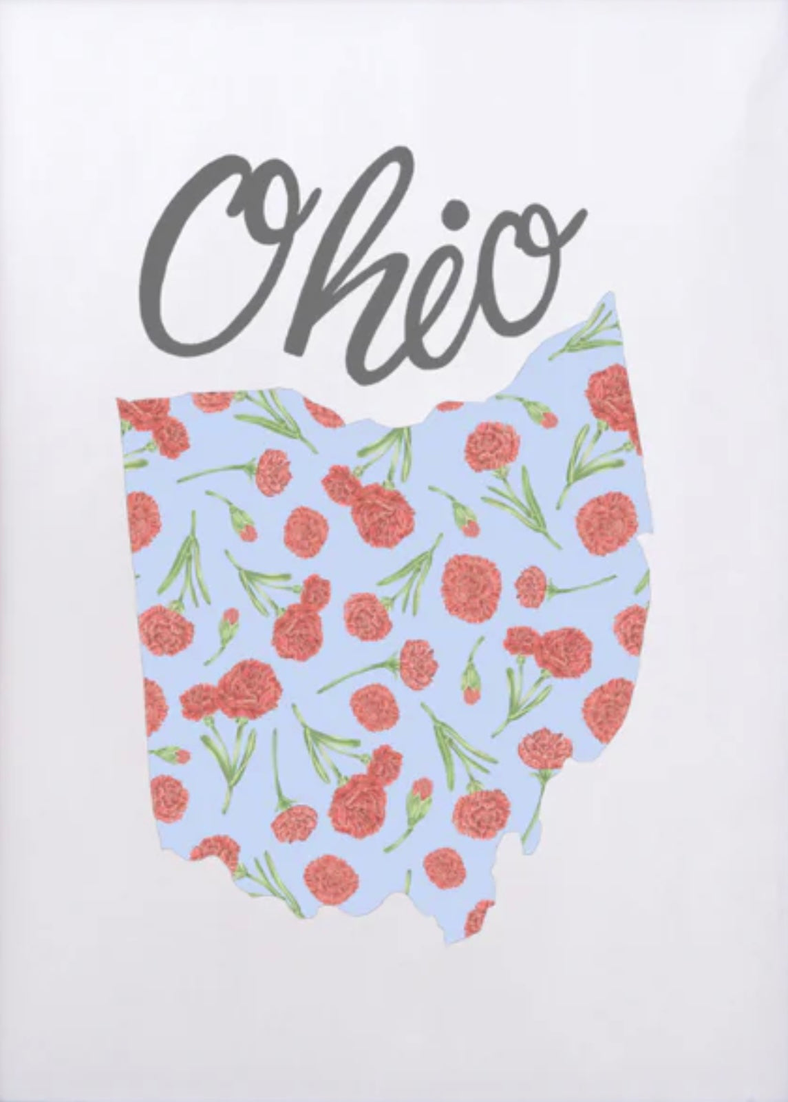 Erica Catherine Illustrations: State Flower Prints, 8x10