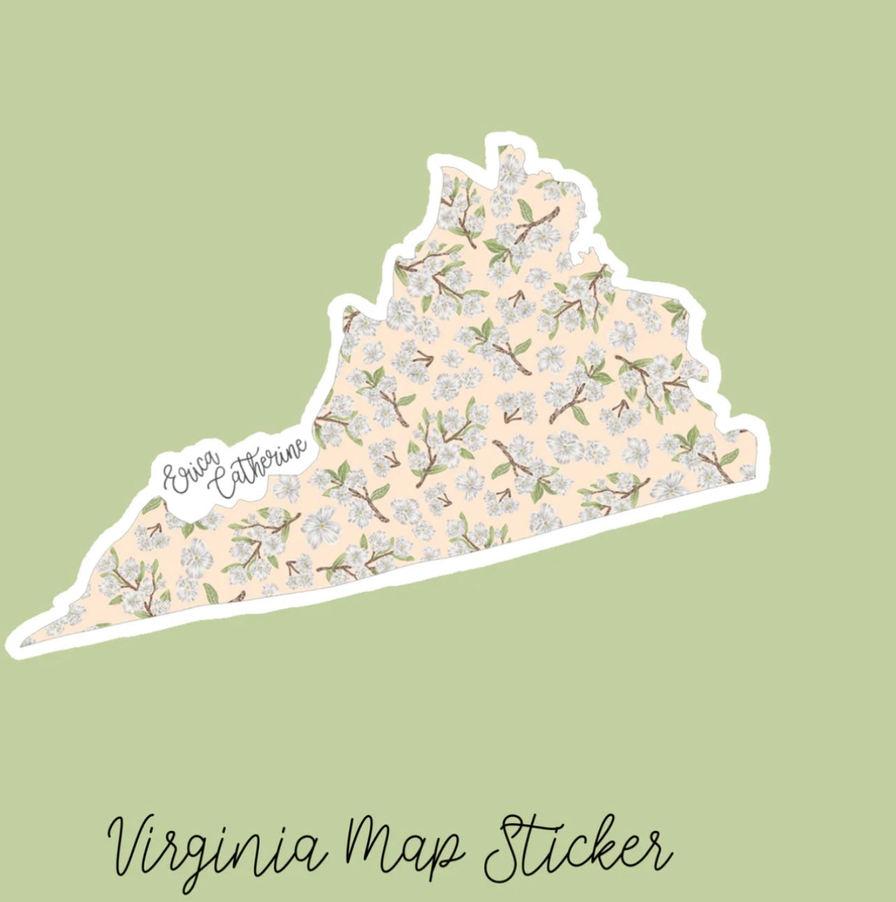 Erica Catherine Stickers - States