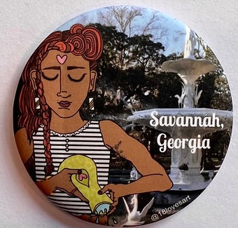 18 Loves Art: Savannah Scenes Magnets