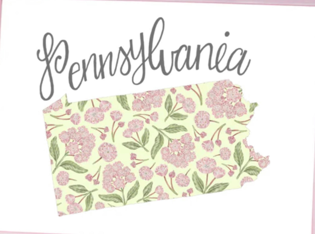 Erica Catherine Illustrations: State Flower Prints, 8x10