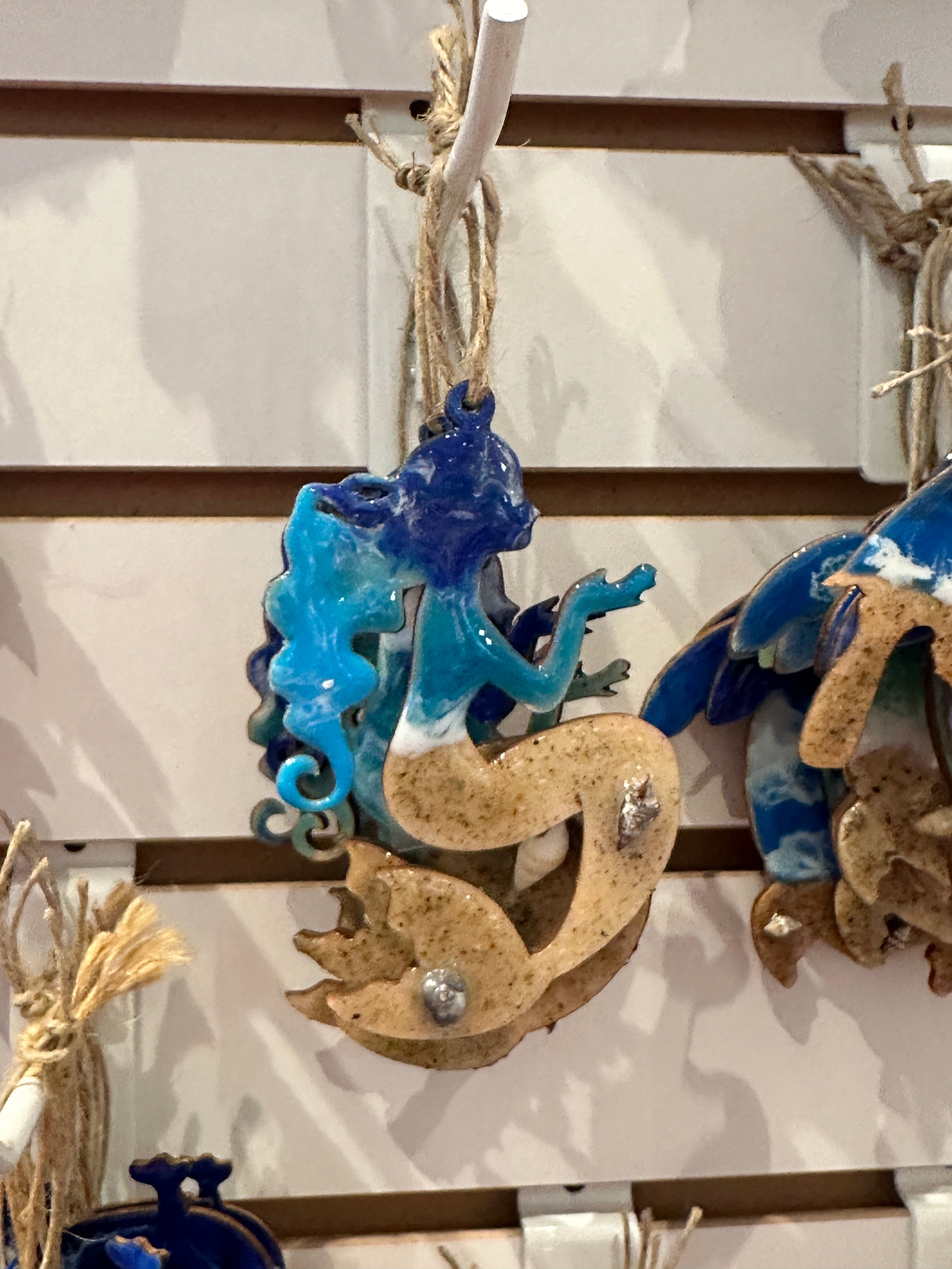 Resin8: Blue Wave Ornaments