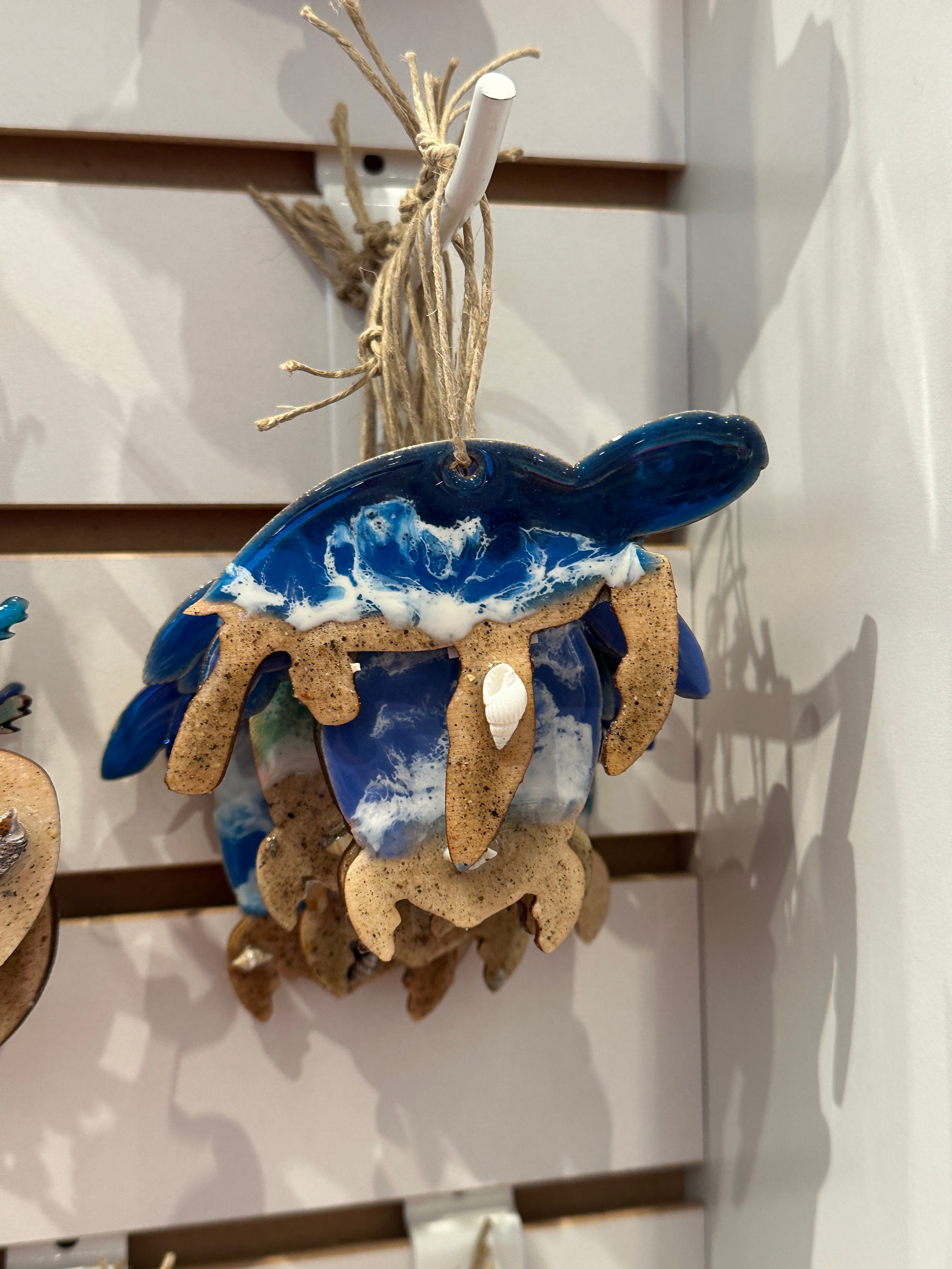 Resin8: Blue Wave Ornaments