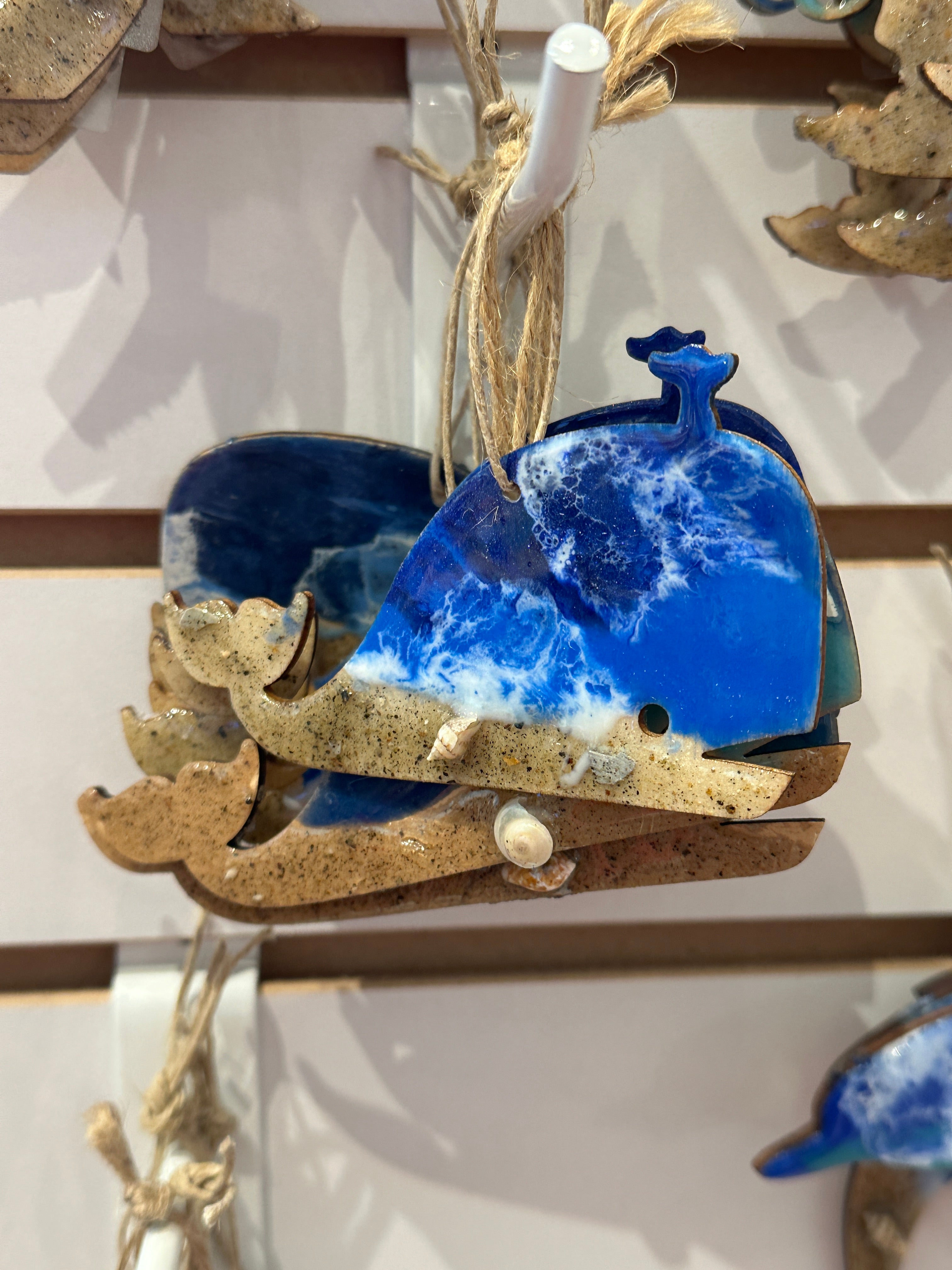 Resin8: Blue Wave Ornaments