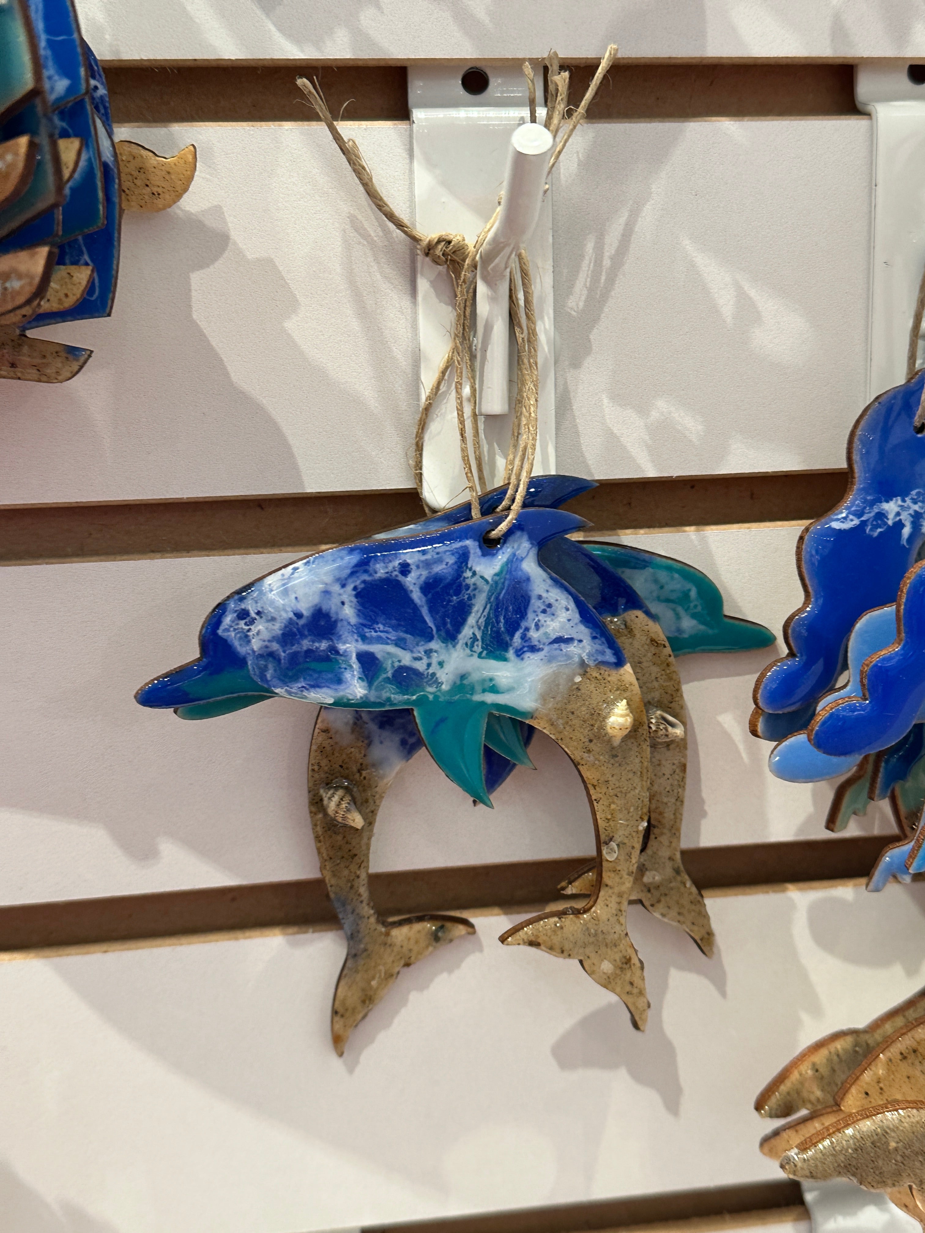 Resin8: Blue Wave Ornaments