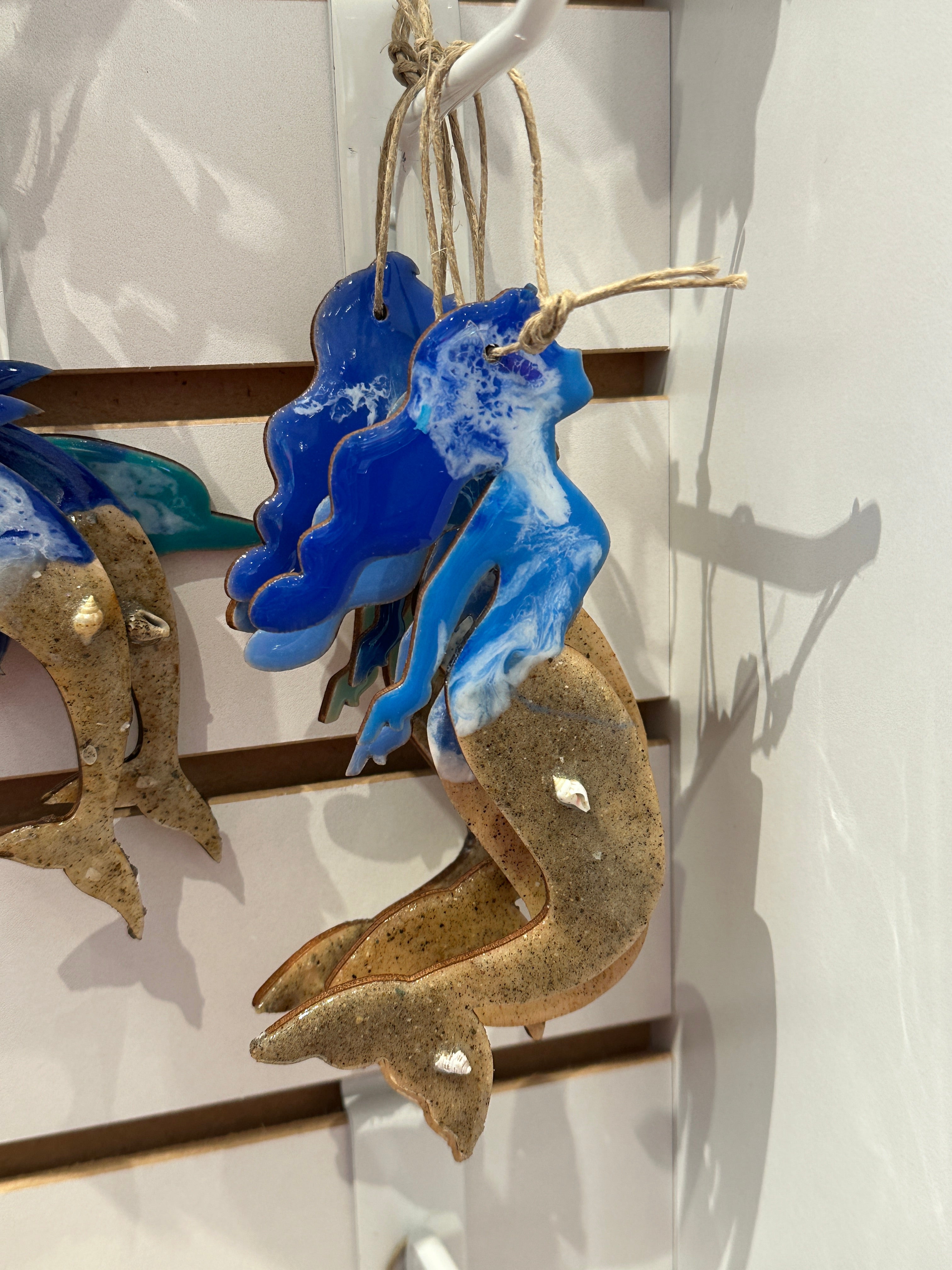 Resin8: Blue Wave Ornaments