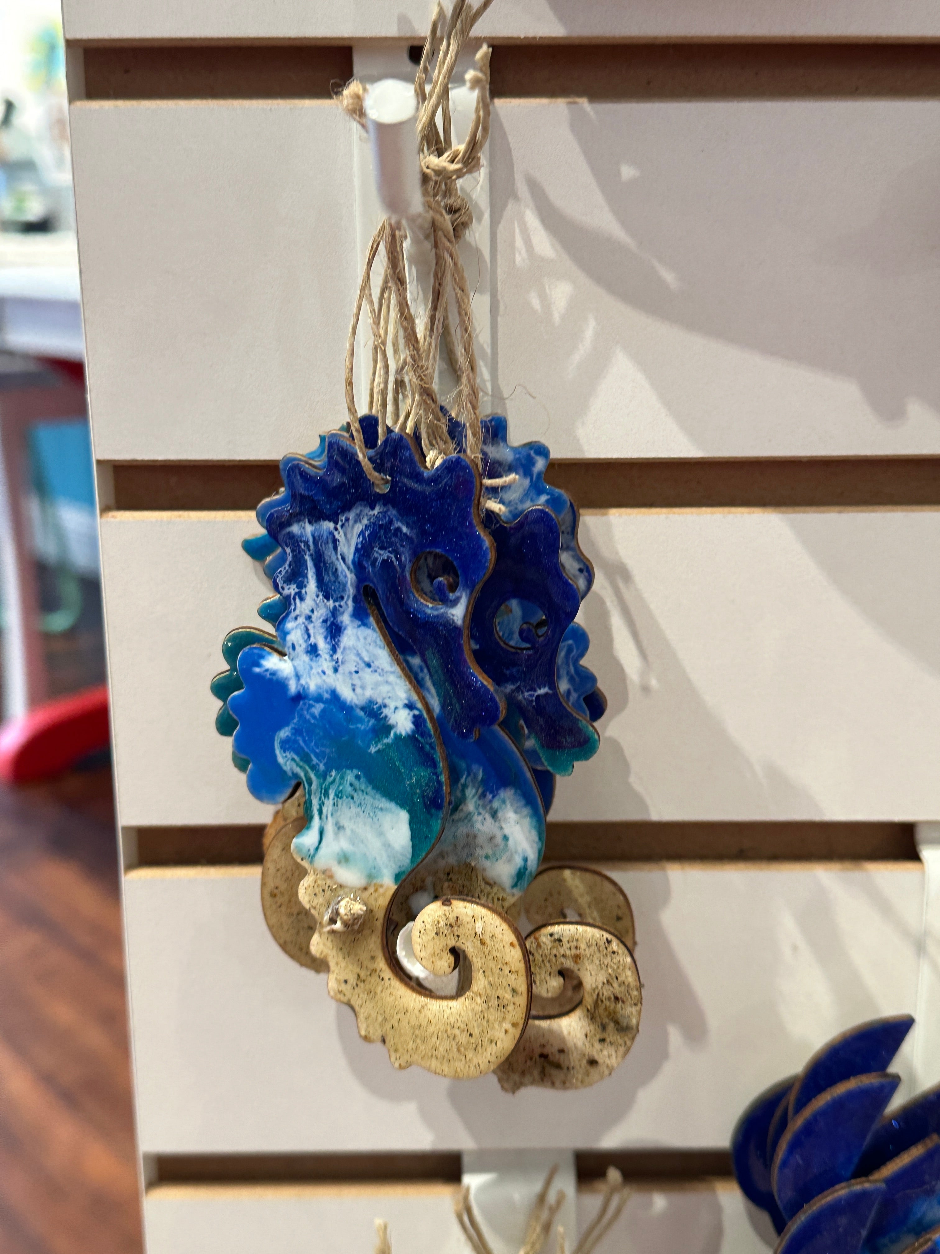 Resin8: Blue Wave Ornaments