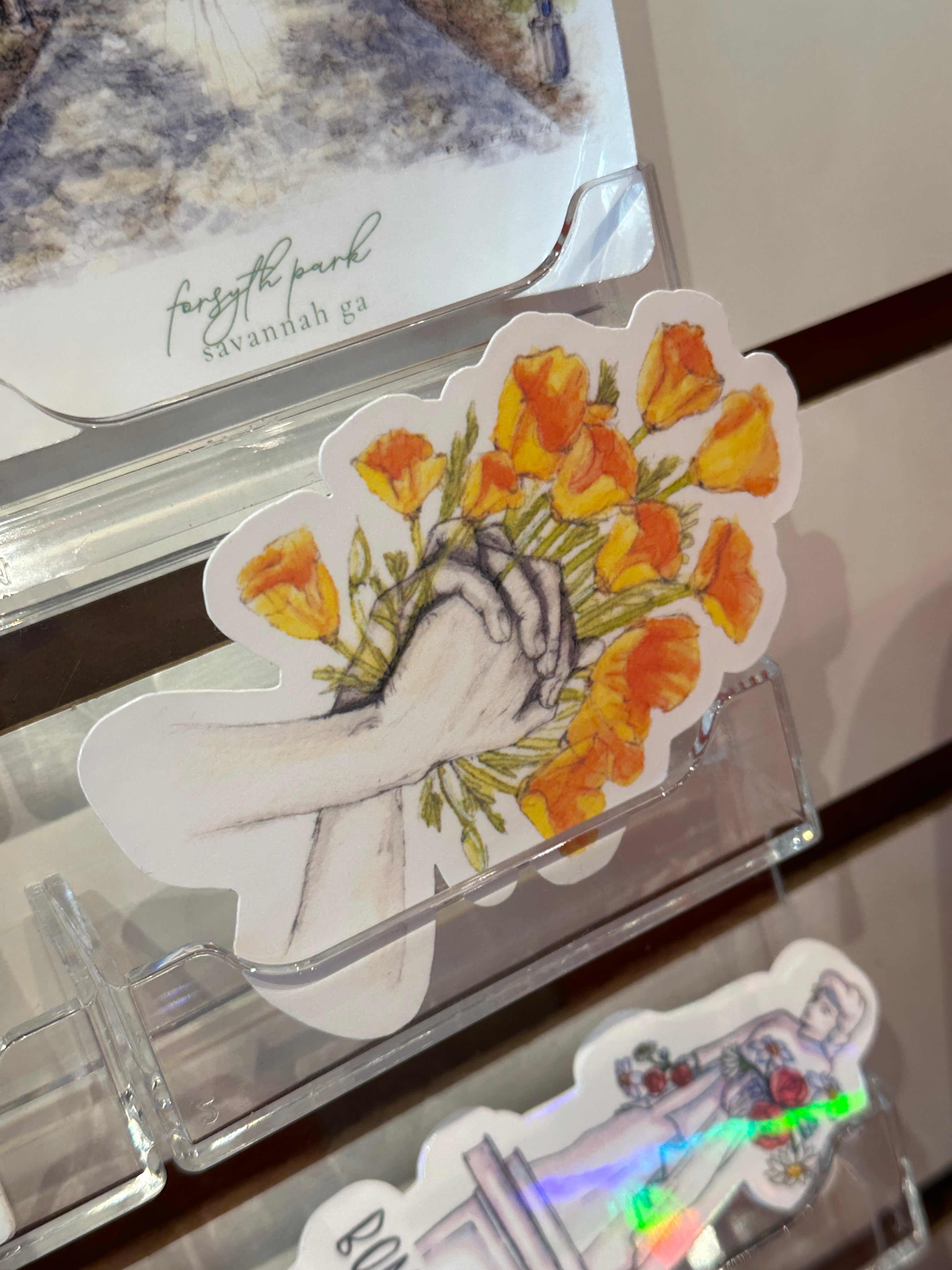 Gay Poet Beau - Savannah Stickers